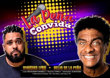 Ex Casseta Hélio de La Peña se apresenta em Jpa