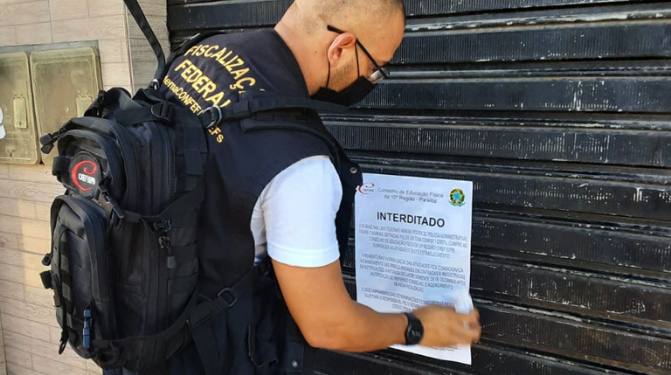 Conselho de Educação Física fecha academias em Jpa