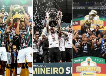 É Campeão! – Fluminense, Atlético MG e Grêmio faturam estaduais