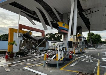 Bandidos explodem posto de combustíveis em João Pessoa