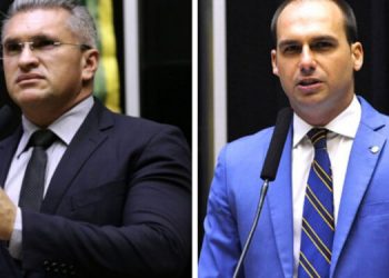 Julian Lemos e Flávio Bolsonaro voltam a se atacar nas redes sociais