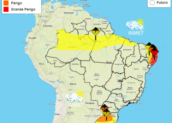 Inmet emite alerta vermelho de chuvas em João Pessoa e mais 97 cidades da PB