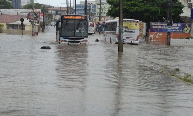 Inmet prevê chuvas fortes em João Pessoa durante toda a semana