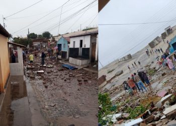 VÍDEO – Reservatório se rompe e deixa 4 feridos em Pocinhos, no Cariri paraibano