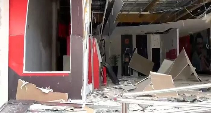 Bandidos explodem agência bancária em Campina Grande