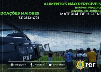 PRF faz campanha de arrecadação de donativos para os pernambucanos