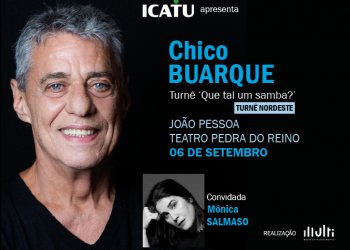 Chico Buarque fará duas apresentações em João Pessoa