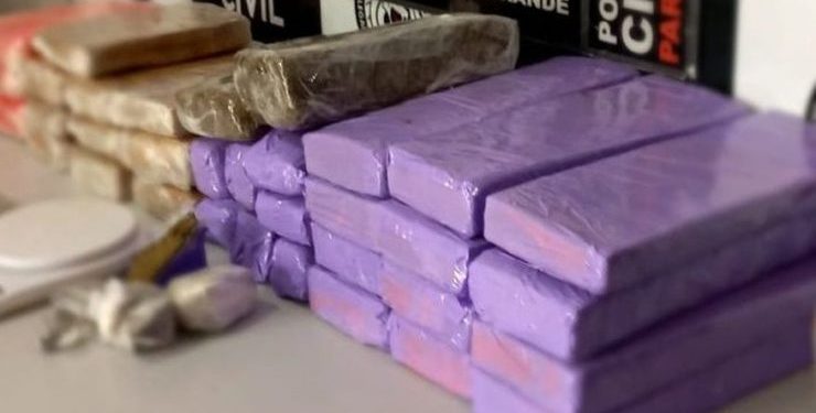 PC prende homem com 35Kg de droga em Campina Grande