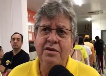 João Azevedo espera votação expressiva na ida ao segundo turno