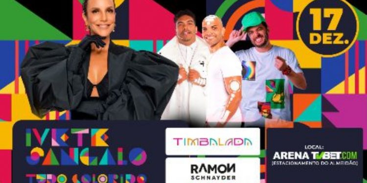 Vendas iniciadas para Ivete Sangalo, dia 17 de dezembro