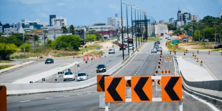 Viaduto entre Cabedelo e João Pessoa será interditado por 30 dias