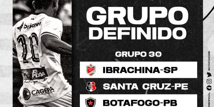 Botafogo-PB fica no Grupo 30 da Copa São Paulo de Futebol Júnior