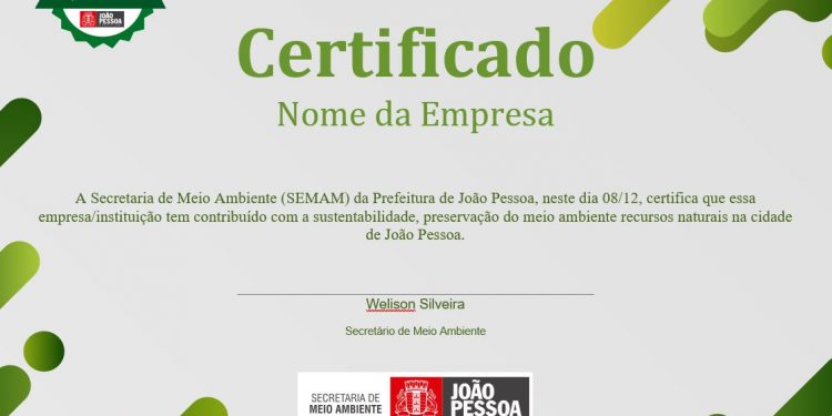 Prefeitura de JP cria Selo Verde para instituições ambientalmente responsáveis