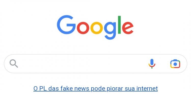 ATENÇÃO! Google alerta para o risco de volta da censura do Governo, prevista no PL das Fake News