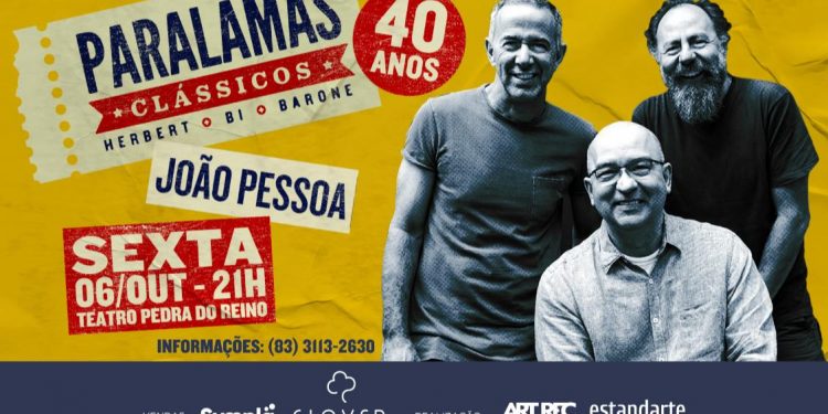 “Paralamas Clássicos” vem a João Pessoa em outubro
