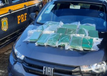 PRF apreende carregamento de cocaína avaliado em R$ 2,7 milhões