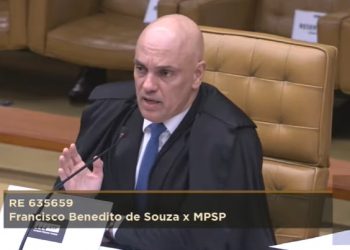 Moraes vota pela descriminalização de drogas para consumo