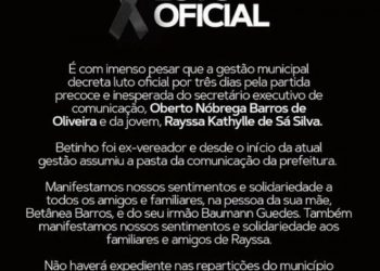 Prefeitura de Belém homenageia assassino e decreta luto oficial