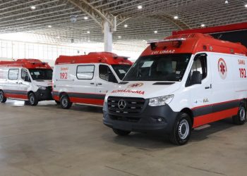 Paraíba recebe 27 novas ambulâncias do Samu