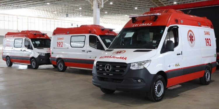 Paraíba recebe 27 novas ambulâncias do Samu