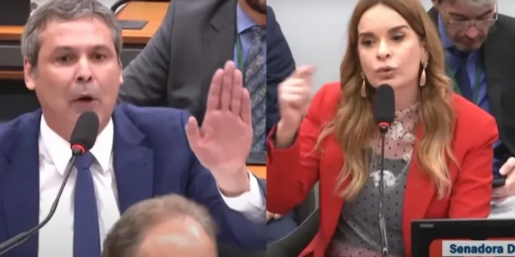 Daniella e Lindbergh batem boca durante sessão na Câmara