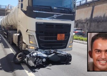Cabo da Rotam morre atropelado por carreta em João Pessoa