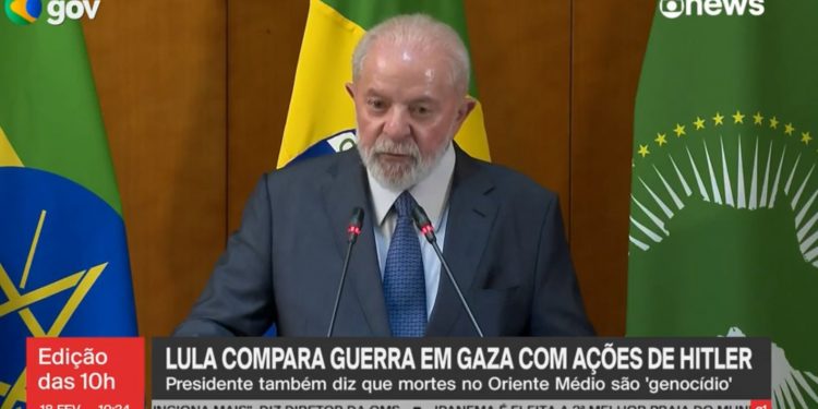 Israel declara Lula como “persona non grata” após fala sobre Holocausto