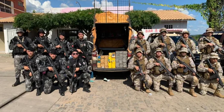 Polícias da PB, CE e PRF apreendem mais de 100Kg de cocaína