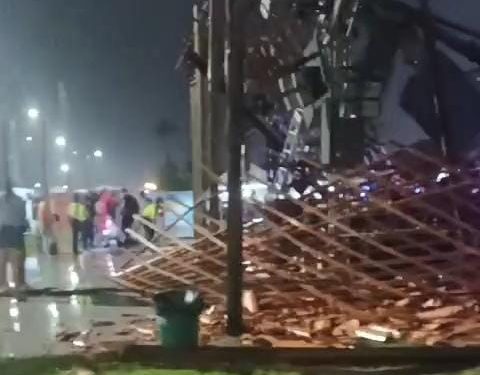 Teto desaba durante show e deixa 44 feridos, em João Pessoa