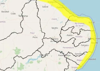 INMET emite alerta amarelo de chuvas no Litoral da PB