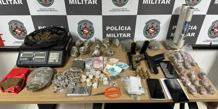 PM prende quadrilha de traficantes que agiam na zora rural de Santa Rita