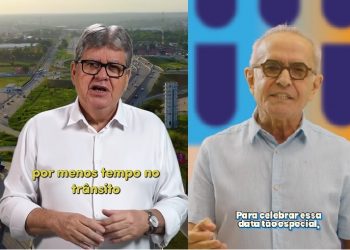 Prefeito e governador celebram aniversário de João Pessoa