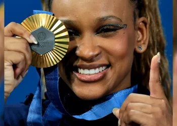 Rebeca Andrade e outras medalhistas de Paris estarão em João Pessoa, em setembro