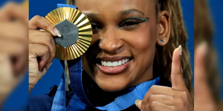 Rebeca Andrade e outras medalhistas de Paris estarão em João Pessoa, em setembro