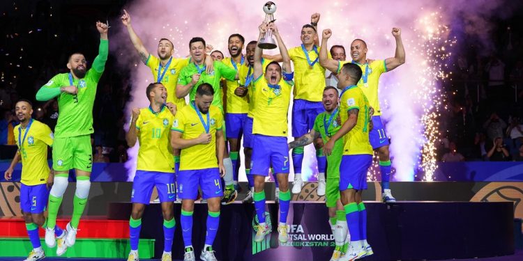 Brasil bate a Argentina e fatura o hexa no Futsal