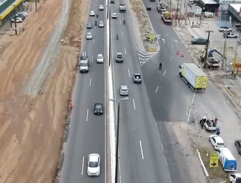 PRF interdita trecho da BR-230, próximo aos Bancários, para construção de viaduto