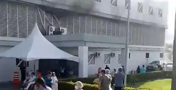 Incêndio atinge centro cirúrgico do Hospital de Trauma de João Pessoa