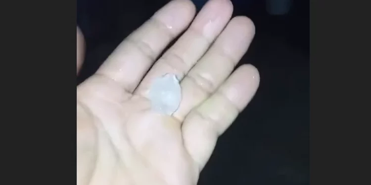 Sertão tem chuva de granizo nessa quarta-feira (4)