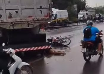 Passageira de Uber moto morre em acidente, em Bayeux