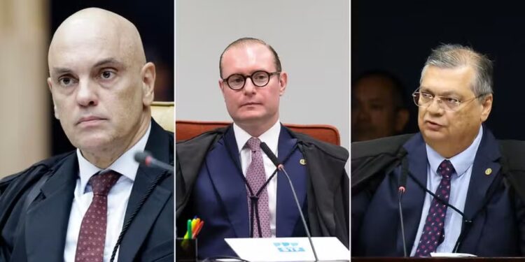 STF decide que Moraes, Zanin e Dino podem julgar Bolsonaro