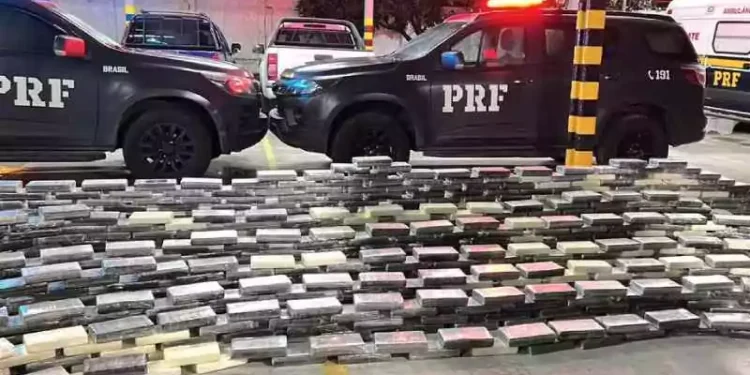 PRF apreende mais de uma tonelada de cocaína na BR-101, em Alhandra-PB