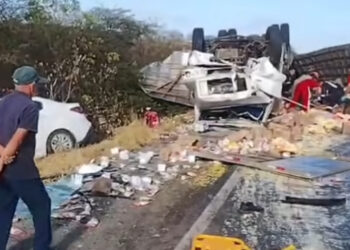 Acidente faz 20 vítimas, sendo 5 mortos no Cariri paraibano