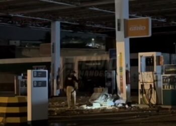 Bandidos explodem posto de combustível em João Pessoa