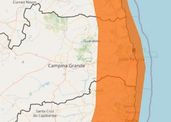 Inmet emite alerta de chuva intensa para 43 cidades
