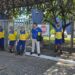 Carteiros fazem ato para alegar inocência na entrega de material político