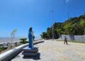 Homens são presos após quebrar estátua de Iemanjá, em JP